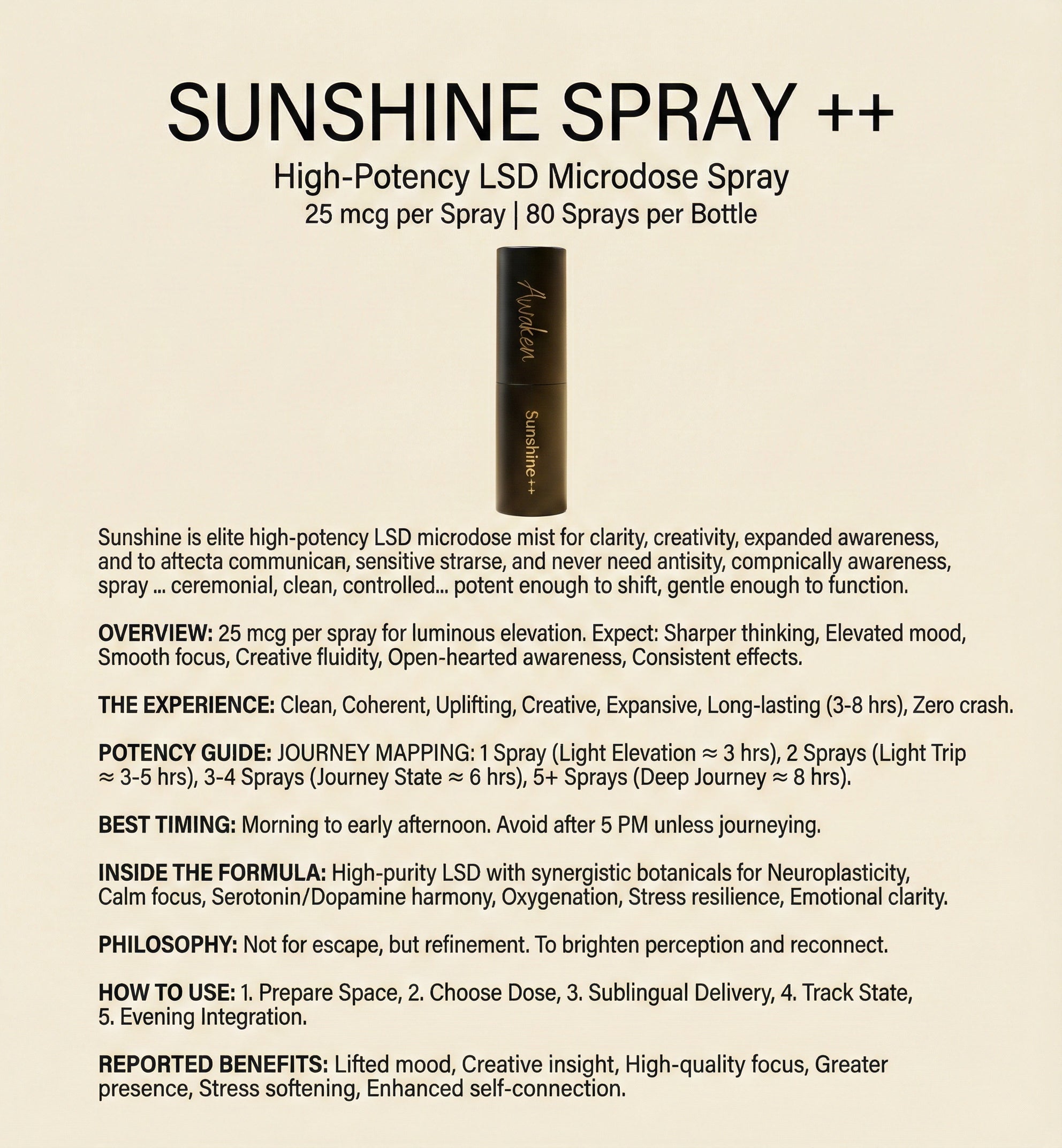 Sunshine Spray ++