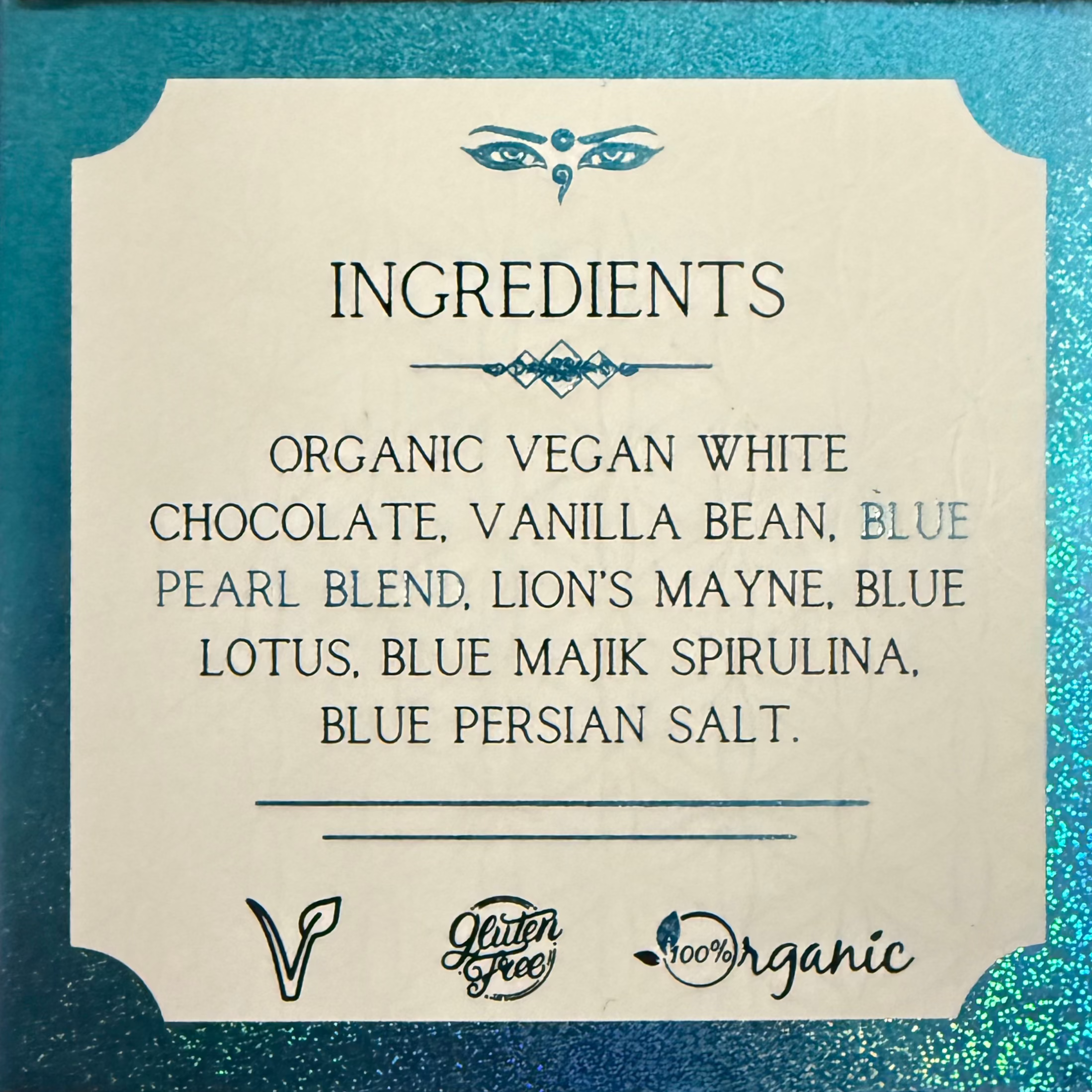 Superfood Blue/Gold Chocolate Half-Half